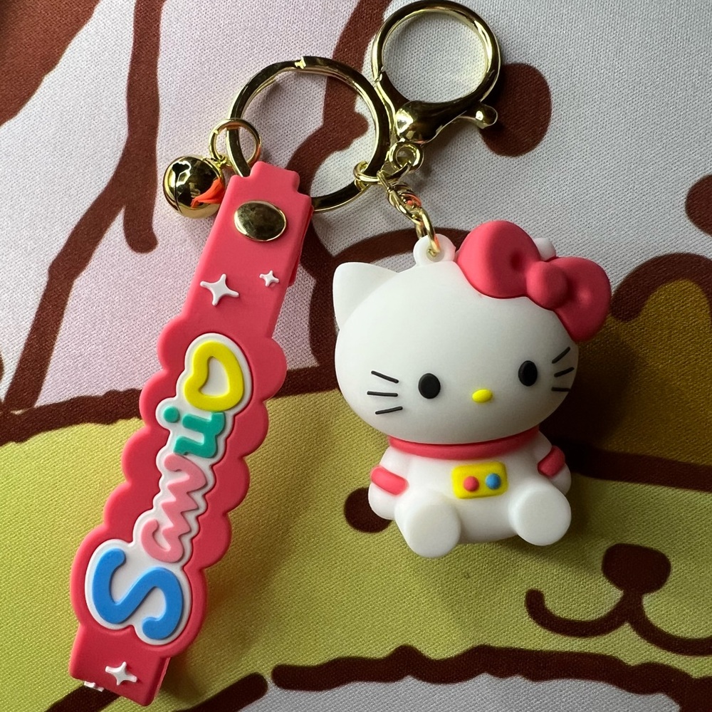 Space Hello Kitty keychain